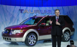 Cisco Codina introduces the 2008 Ford Taurus X