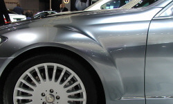 Mercedes liquid metal paint