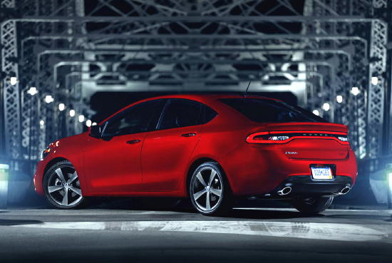 2013 Dodge Dart rear quarter