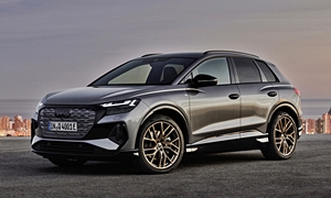 Audi Models at TrueDelta: 2023 Audi Q4 e-tron exterior