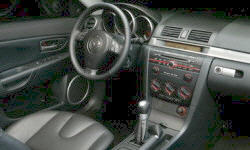 Mazda Models at TrueDelta: 2006 Mazda Mazda3 interior