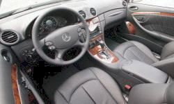 Coupe Models at TrueDelta: 2009 Mercedes-Benz CLK interior