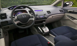 Coupe Models at TrueDelta: 2008 Honda Civic interior