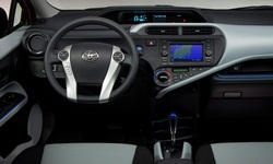 Toyota Models at TrueDelta: 2019 Toyota Prius c interior