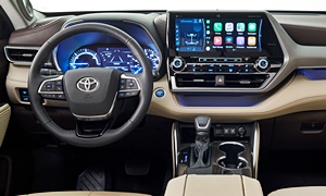 Toyota Models at TrueDelta: 2023 Toyota Highlander interior