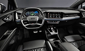 Audi Models at TrueDelta: 2023 Audi Q4 Sportback e-tron interior