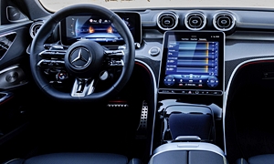 Coupe Models at TrueDelta: 2023 Mercedes-Benz C-Class interior