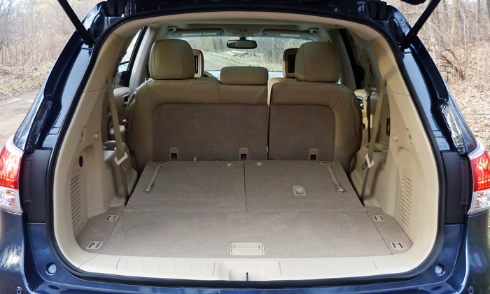 Nissan pathfinder cargo space dimensions #5