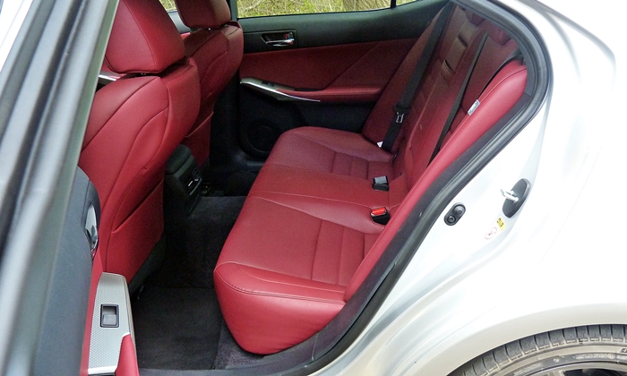 IS Reviews: 2014 Lexus IS 250 F Sport rear seat