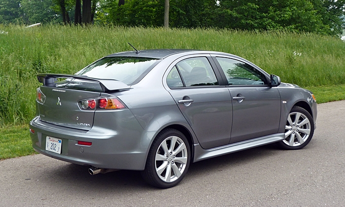Lancer Reviews: Mitsubishi Lancer GT rear quarter