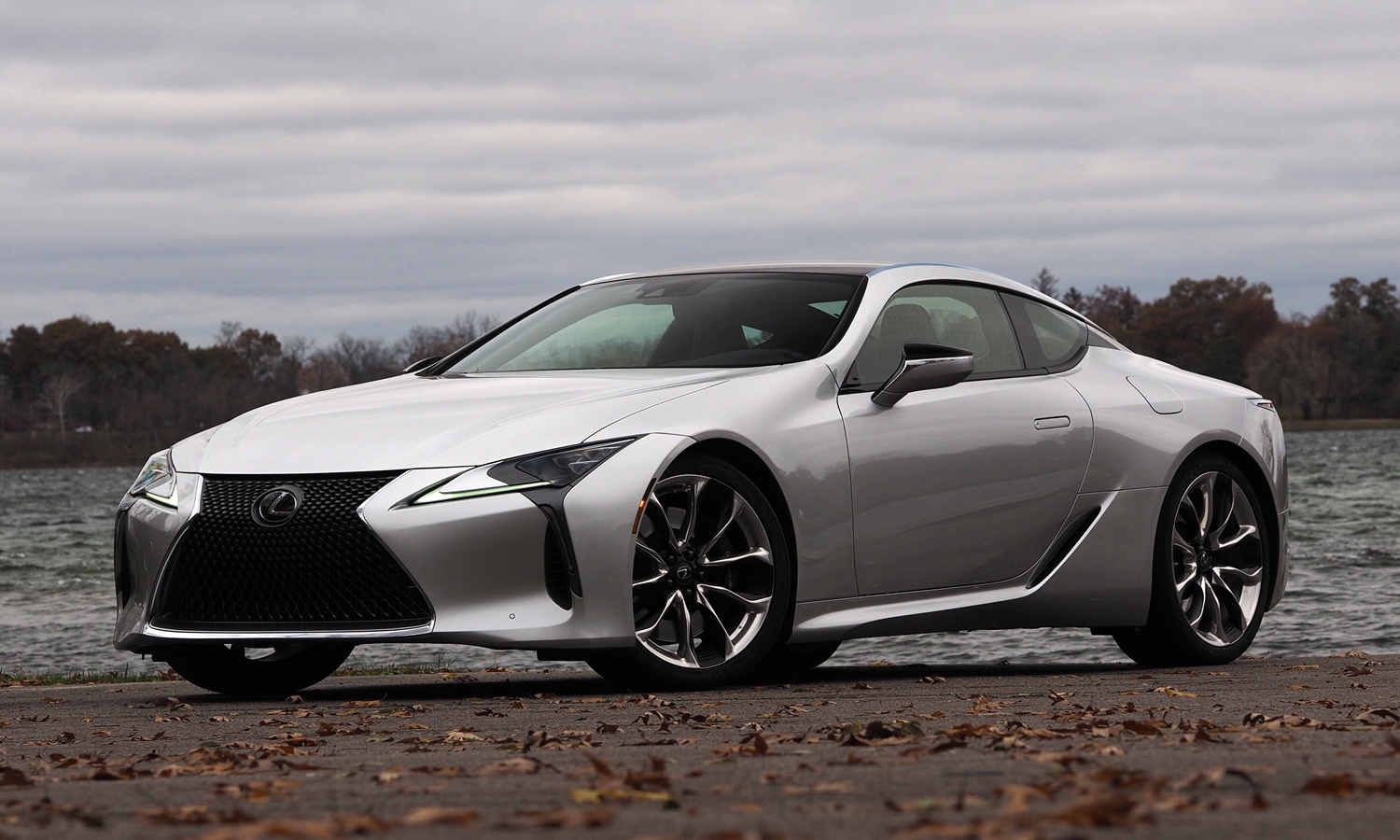 LC Reviews: Lexus LC 500 front quarter view low