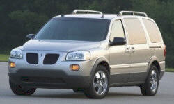 Pontiac Montana SV6 vs.  Feature Comparison