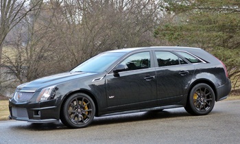 Cadillac CTS-V wagon front quarter view