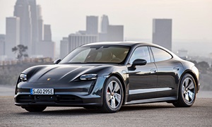 Sedan Models at TrueDelta: 2023 Porsche Taycan exterior