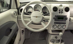 Chrysler Models at TrueDelta: 2010 Chrysler PT Cruiser interior