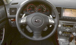 Sedan Models at TrueDelta: 2009 Subaru Legacy interior
