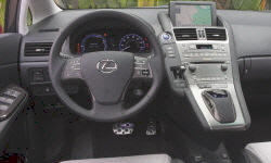 Sedan Models at TrueDelta: 2012 Lexus HS interior