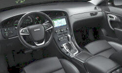 Sedan Models at TrueDelta: 2011 Saab 9-5 interior