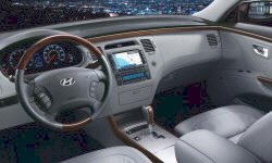 Sedan Models at TrueDelta: 2011 Hyundai Azera interior