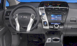 Toyota Models at TrueDelta: 2017 Toyota Prius v interior