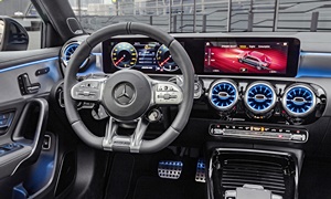 Sedan Models at TrueDelta: 2022 Mercedes-Benz A-Class interior