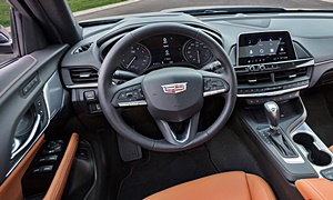 Sedan Models at TrueDelta: 2023 Cadillac CT4 interior