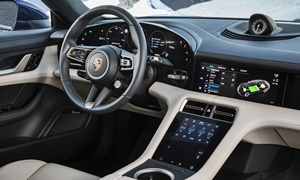 Sedan Models at TrueDelta: 2023 Porsche Taycan interior