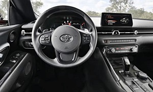 Hatch Models at TrueDelta: 2023 Toyota GR Supra interior