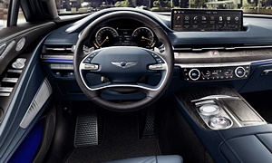 Sedan Models at TrueDelta: 2023 Genesis G80 interior