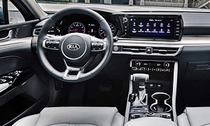 Kia Models at TrueDelta: 2023 Kia K5 interior