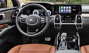 Kia Models at TrueDelta: 2023 Kia Sorento interior