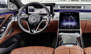 Sedan Models at TrueDelta: 2023 Mercedes-Benz S-Class interior