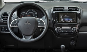 Mitsubishi Models at TrueDelta: 2024 Mitsubishi Mirage interior