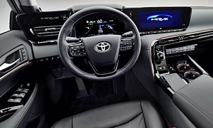 Sedan Models at TrueDelta: 2022 Toyota Mirai interior