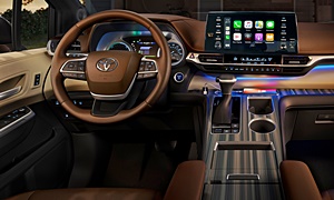 Toyota Models at TrueDelta: 2025 Toyota Sienna interior