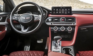 Sedan Models at TrueDelta: 2023 Genesis G70 interior