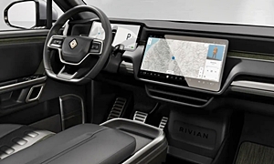 Rivian Models at TrueDelta: 2023 Rivian R1S interior