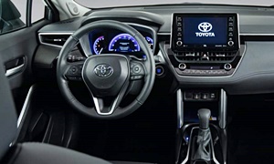 SUV Models at TrueDelta: 2023 Toyota Corolla Cross interior