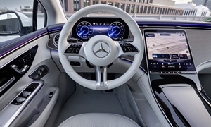 Sedan Models at TrueDelta: 2023 Mercedes-Benz EQE interior