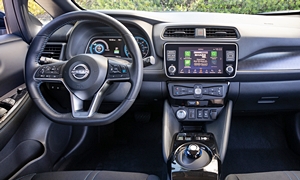 Nissan Models at TrueDelta: 2024 Nissan LEAF interior