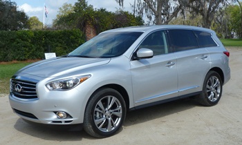 Infiniti JX front quarter view