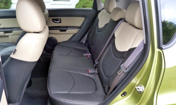 Soul Reviews: Kia Soul rear seat