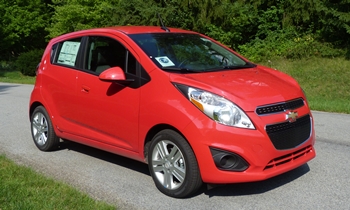 Chevrolet Spark front quarter view