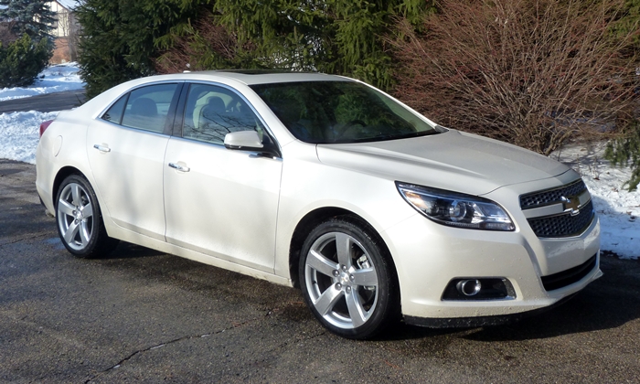 Chevrolet Malibu LTZ front quarter view