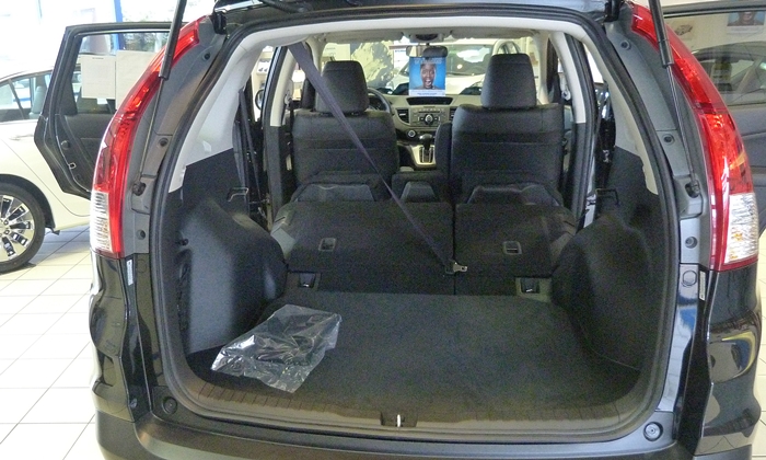 CR-V Reviews: 2013 Honda CR-V cargo area seats folded