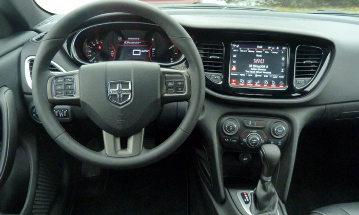 Dart Reviews: 2013 Dodge Dart Limited instruments and controls