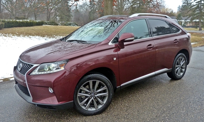 2013 Lexus RX 350 F Sport front quarter view