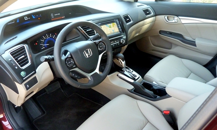 Civic Reviews: 2013 Honda Civic EX-L interior