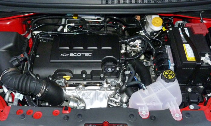 Sonic Reviews: Chevrolet Sonic RS engine