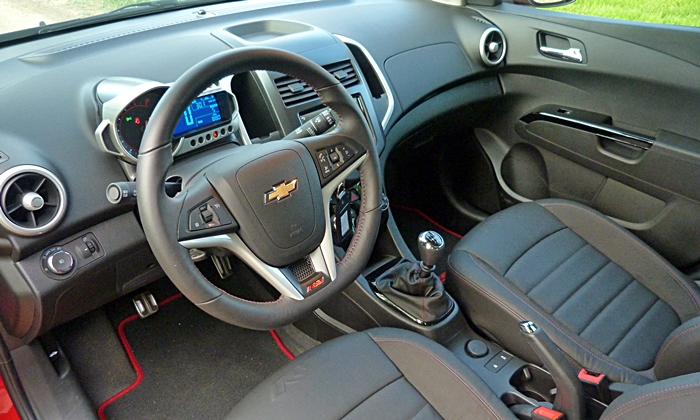 Sonic Reviews: Chevrolet Sonic RS interior